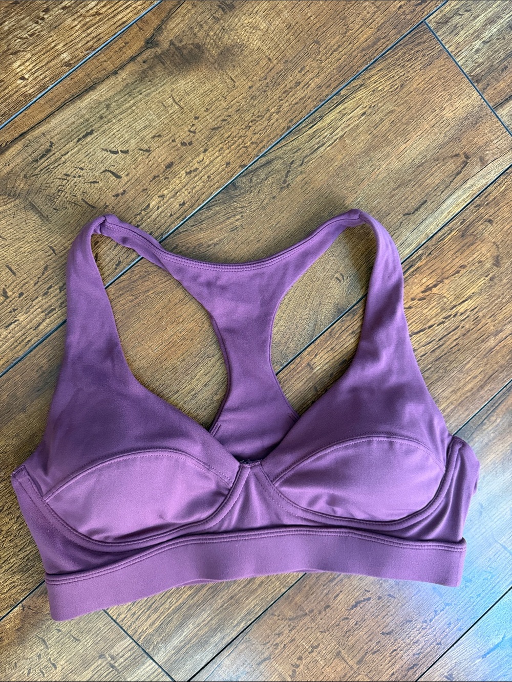 Paragon Fitwear Racerback Sports Bra in Plum